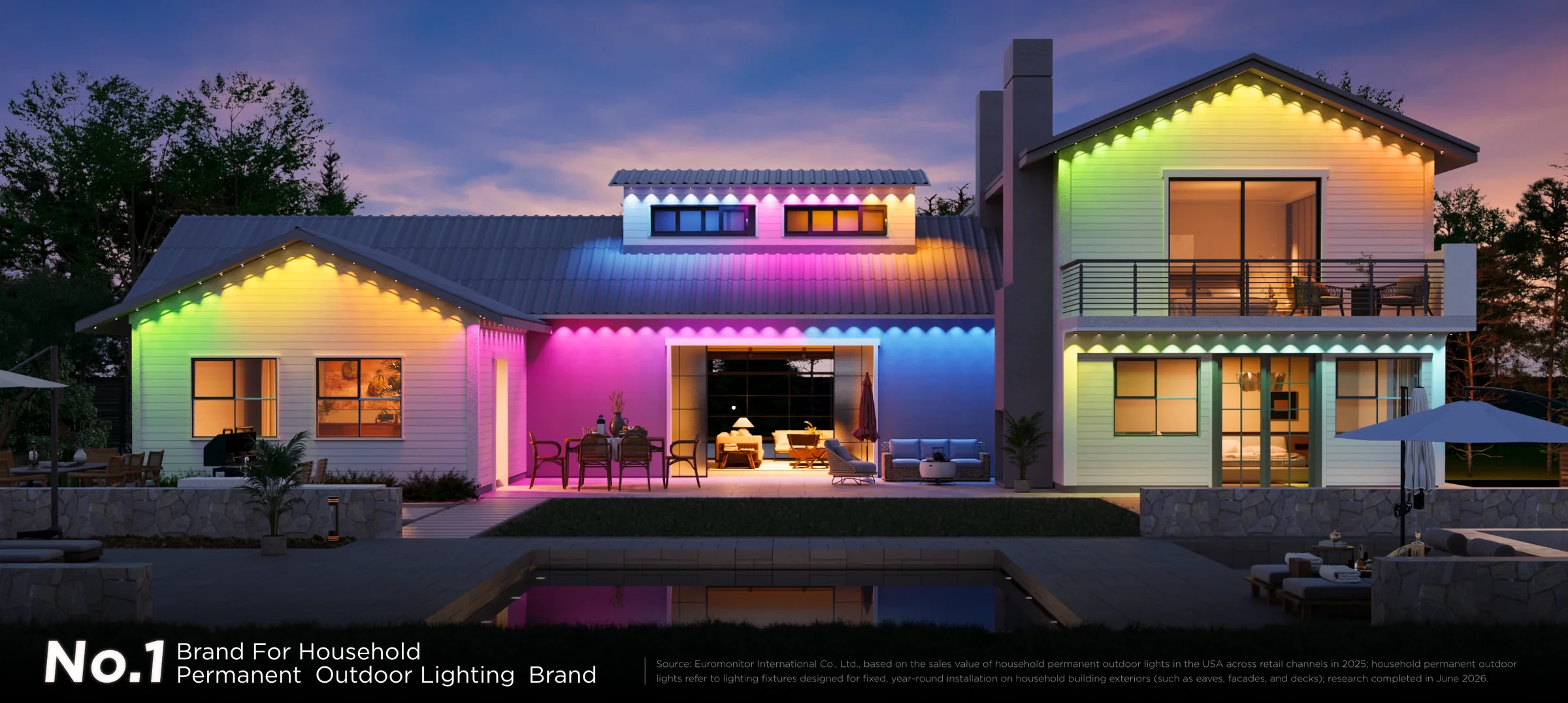 Frozen Christmas lights